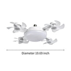 MREGB 2026 E27 Socket Ceiling Fan Light - The Ultimate 2-in-1 Silent LED Fan with Remote Control for Effortless Energy-Saving Cooling and Stylish Lighting in Your Home
