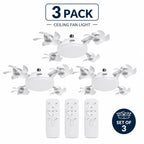 MREGB 2026 E27 Socket Ceiling Fan Light - The Ultimate 2-in-1 Silent LED Fan with Remote Control for Effortless Energy-Saving Cooling and Stylish Lighting in Your Home